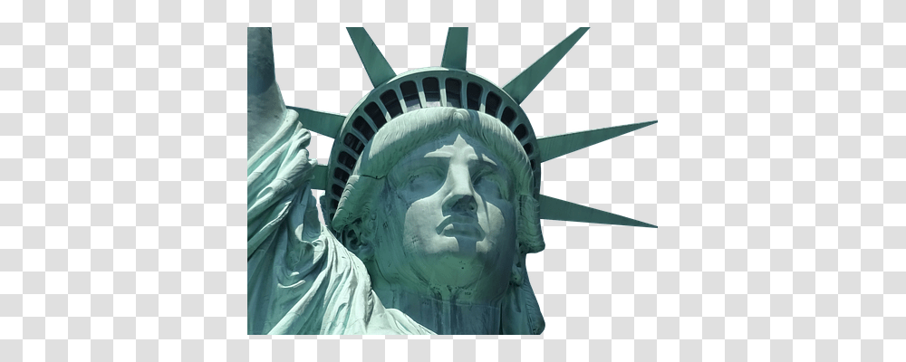 Statue Of Liberty Head, Sculpture, Person Transparent Png