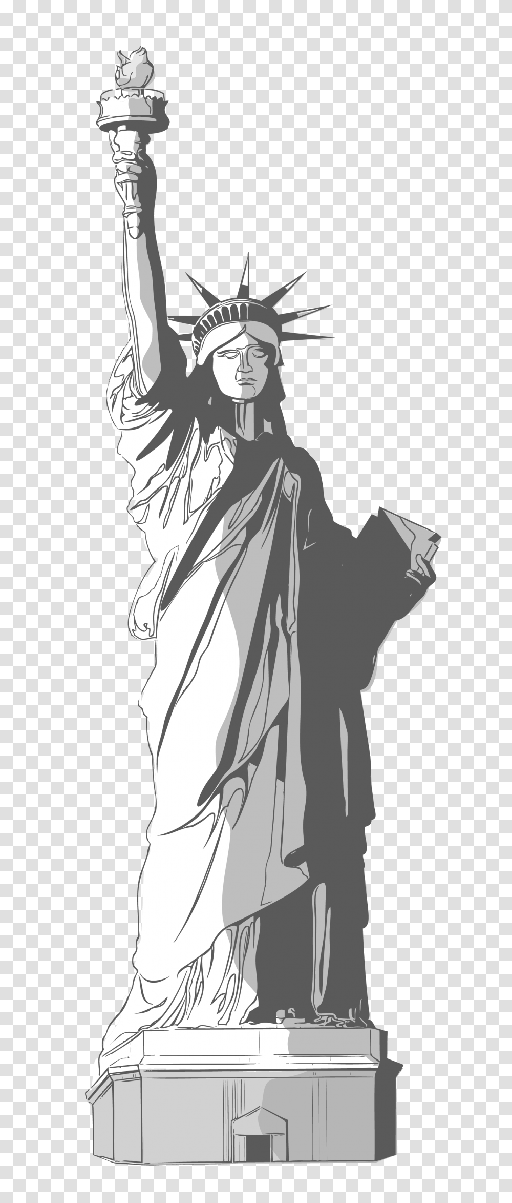 Statue Of Liberty, Architecture, Manga, Comics, Book Transparent Png