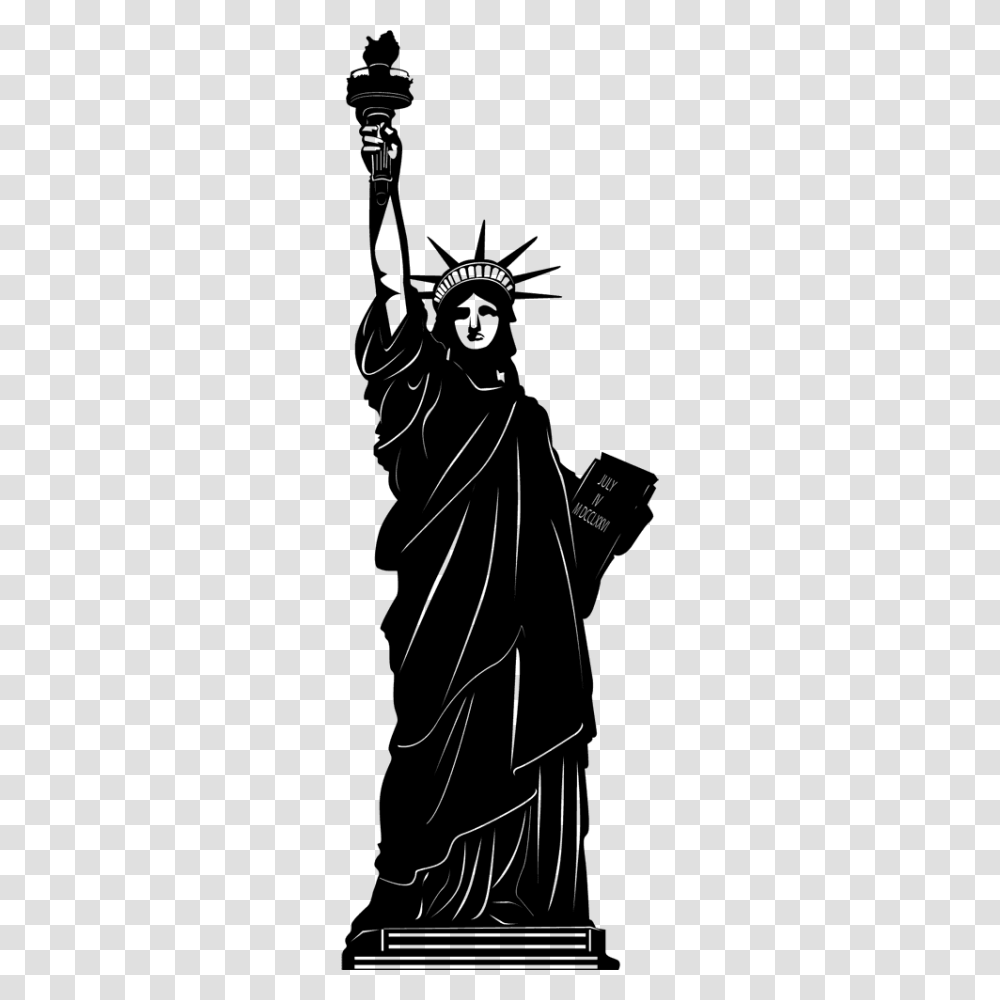 Statue Of Liberty, Architecture, Silhouette, Person, Human Transparent Png