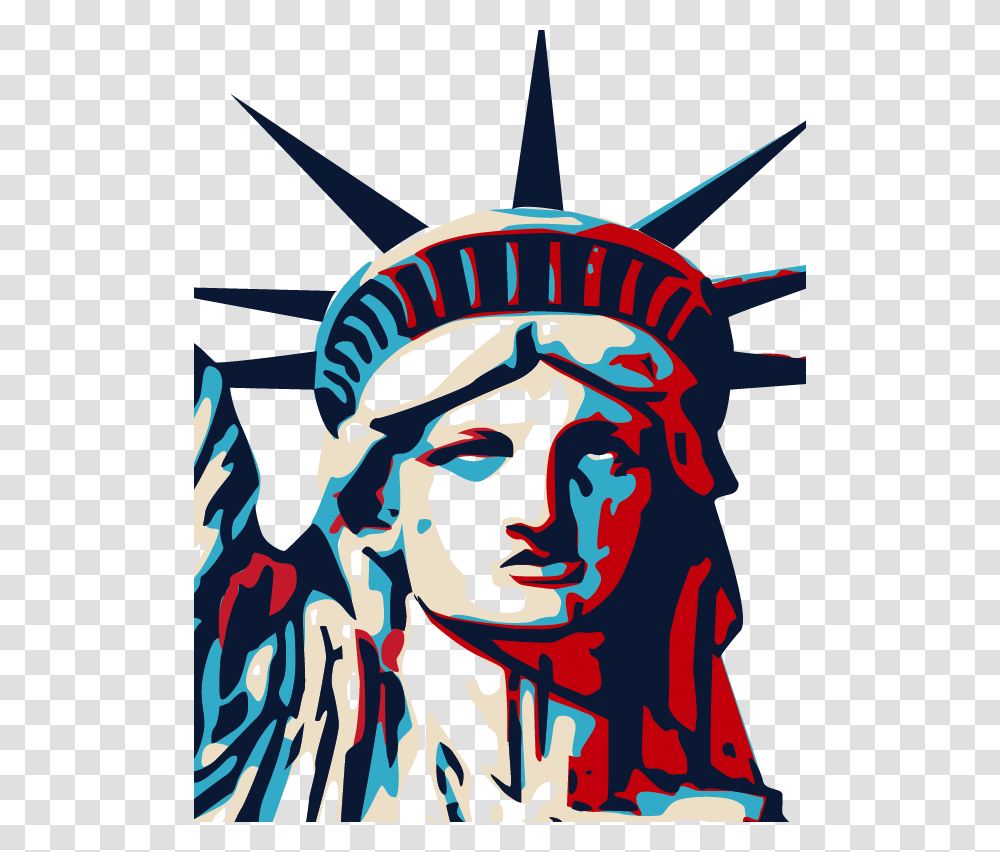 Statue Of Liberty Artwork, Modern Art, Person Transparent Png
