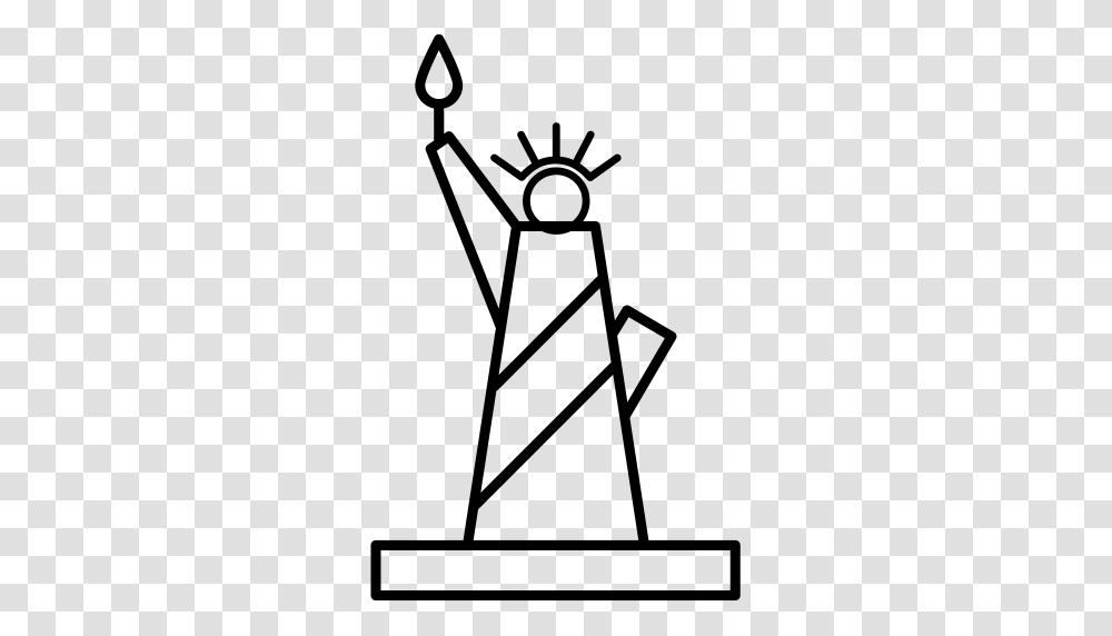 Statue Of Liberty Beauty Monument Monuments Icon With, Gray, World Of Warcraft Transparent Png