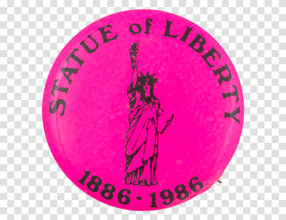 Statue Of Liberty Busy Beaver Button Museum Circle, Logo, Symbol, Trademark, Badge Transparent Png