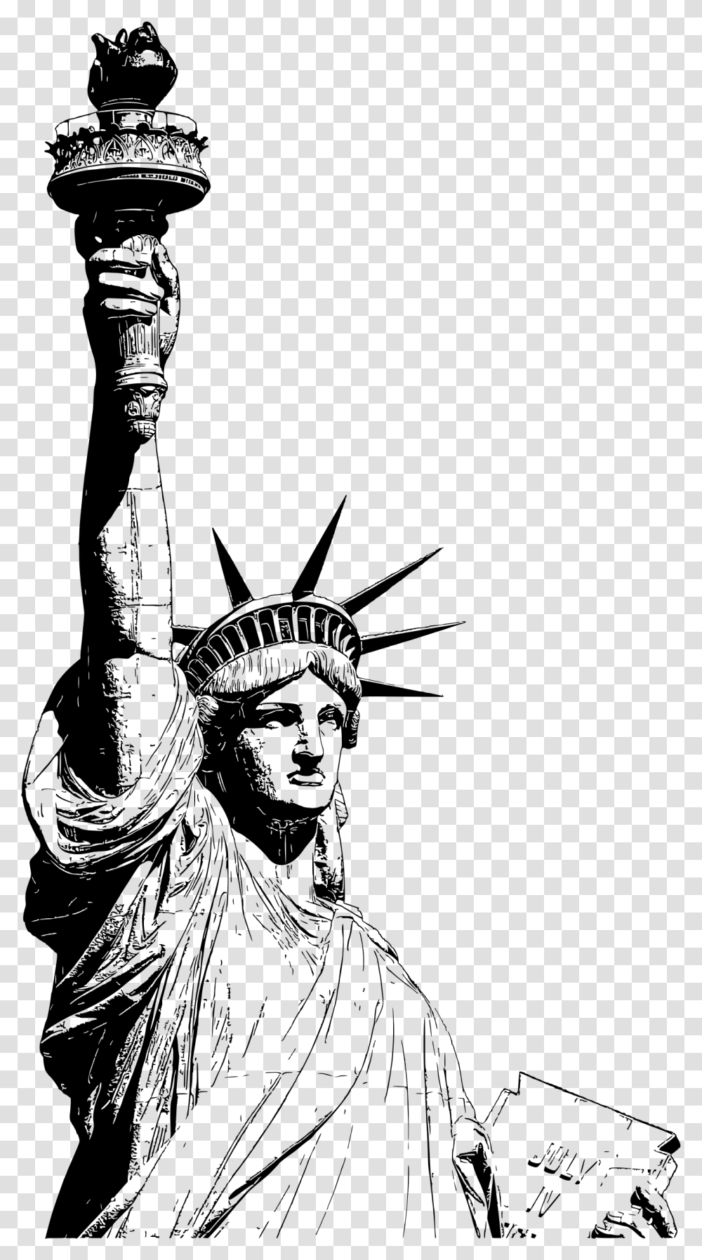 Statue Of Liberty Clip Arts Clip Art Statue Of Liberty, Gray, World Of Warcraft Transparent Png