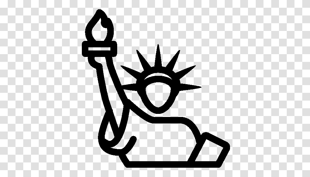 Statue Of Liberty Clipart Liberty Symbol, Hook, Stencil, Anchor, Emblem Transparent Png