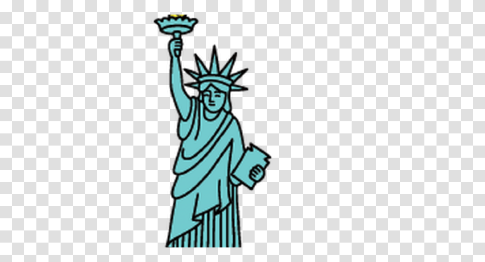 Statue Of Liberty Clipart, Sculpture, Light, Figurine Transparent Png