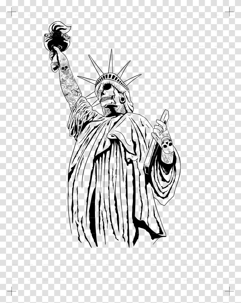 Statue Of Liberty Clipart Simple, Triangle, Pattern, Rug, Astronomy Transparent Png
