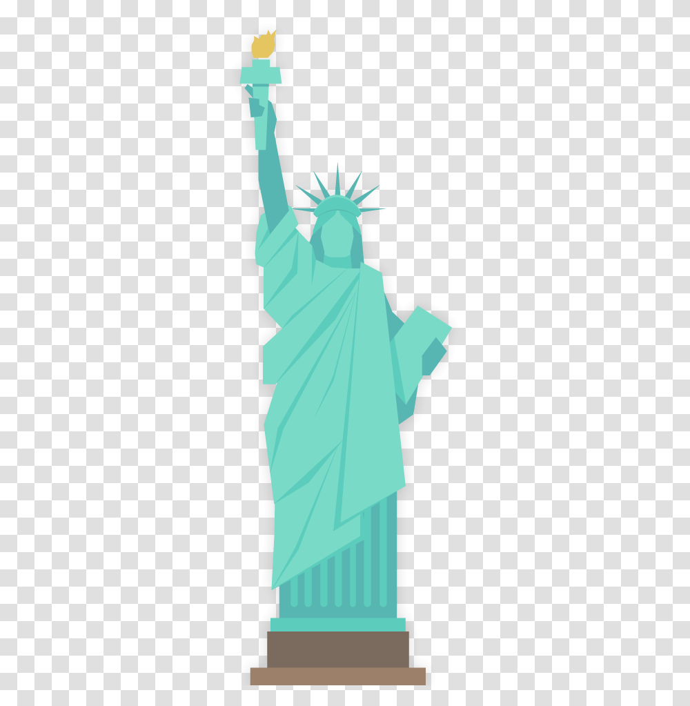 Statue Of Liberty, Coat, Sleeve, Green Transparent Png