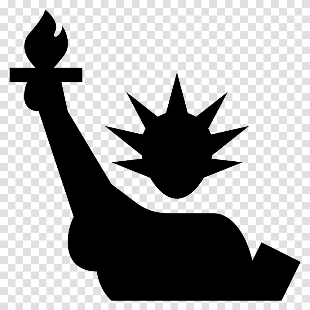 Statue Of Liberty Computer Icons Middle Finger Card, Gray, World Of Warcraft Transparent Png