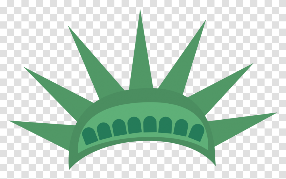 Statue Of Liberty Crown Picture 554763 Statue Of Liberty Crown Cartoon, Leaf, Plant, Symbol, Jewelry Transparent Png
