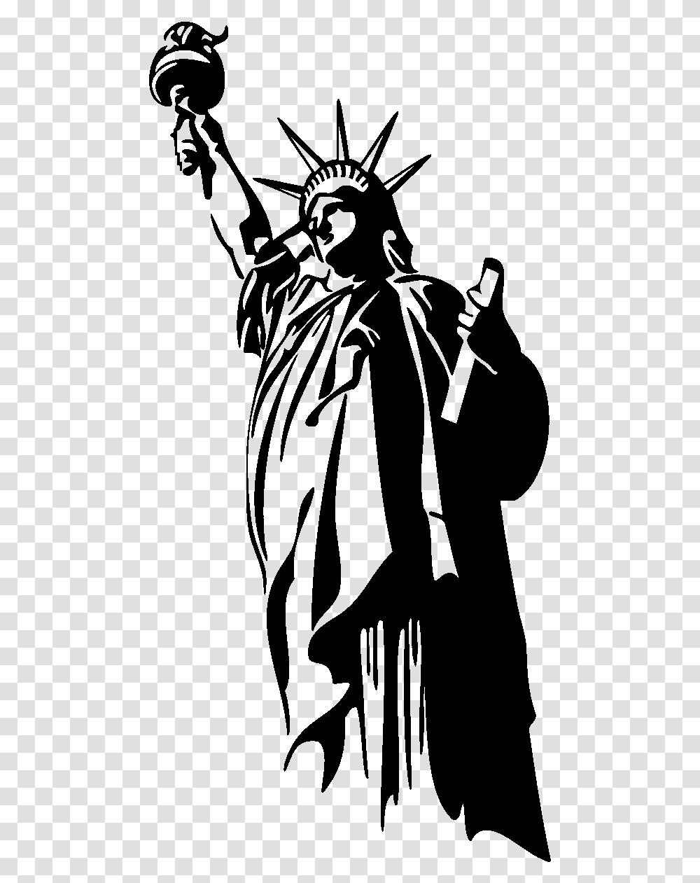 Statue Of Liberty Drawing Clip Art Statue Of Liberty Dessin, Gray, World Of Warcraft Transparent Png