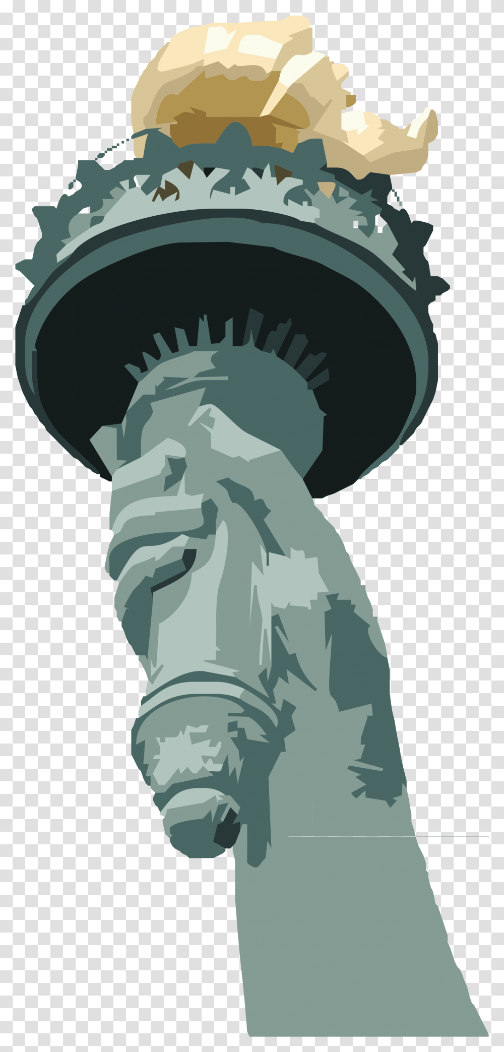 Statue Of Liberty, Head, Face, Sculpture Transparent Png