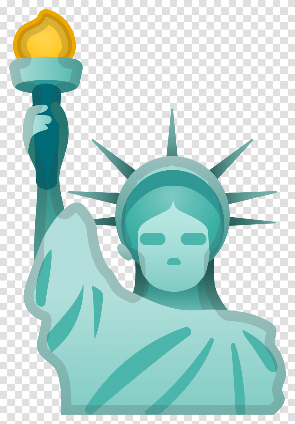 Statue Of Liberty Icon Clipart Download Statue Of Liberty, Ice, Outdoors, Nature, Snow Transparent Png