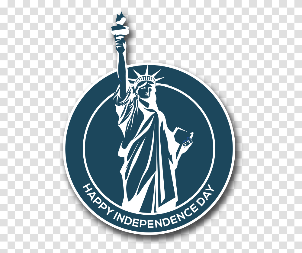 Statue Of Liberty Illustration, Logo, Trademark, Emblem Transparent Png
