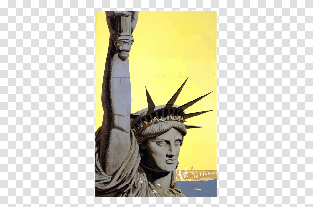 Statue Of Liberty Keep The Immigrants Deport The Racists, Person, Poster, Advertisement Transparent Png