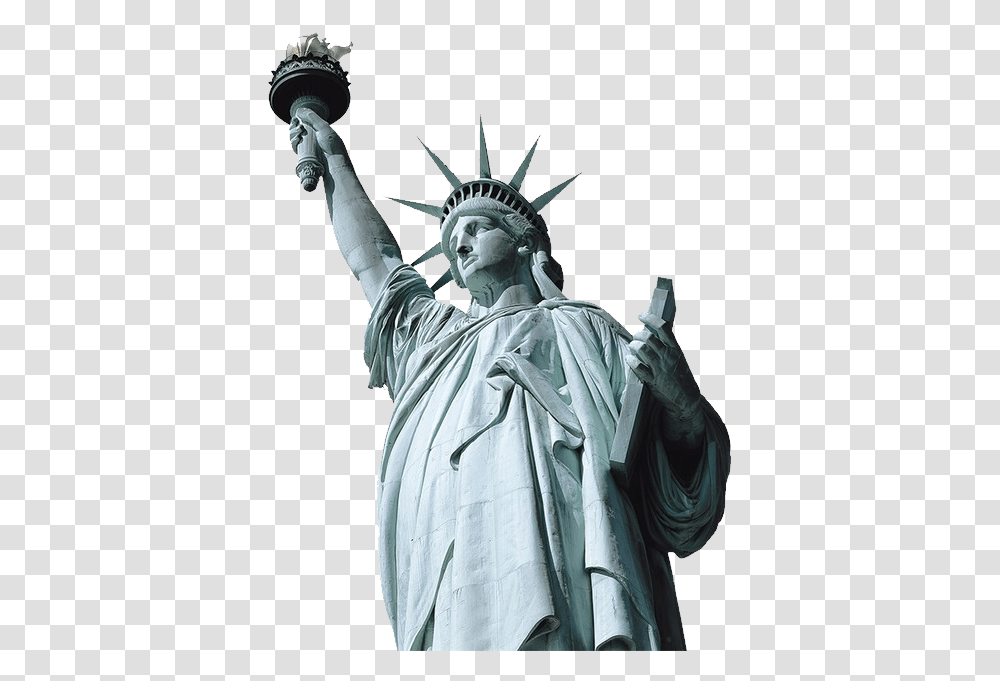 Statue Of Liberty Liberty Island, Sculpture, Art, Person, Human Transparent Png