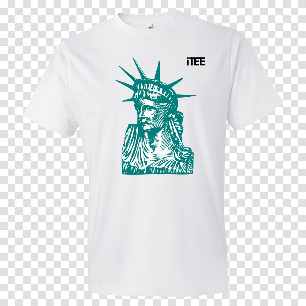 Statue Of Liberty Lightweight Fashion Short Sleeve Vsco Girl Shirts Save The Turtles, Apparel, T-Shirt, Plant Transparent Png