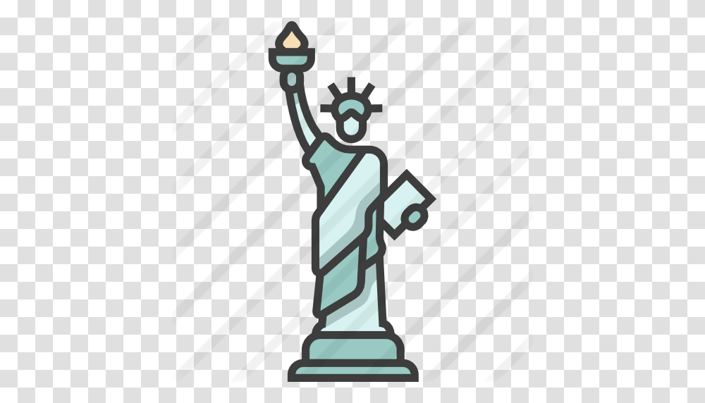 Statue Of Liberty, Microscope, Stand, Shop, Sculpture Transparent Png