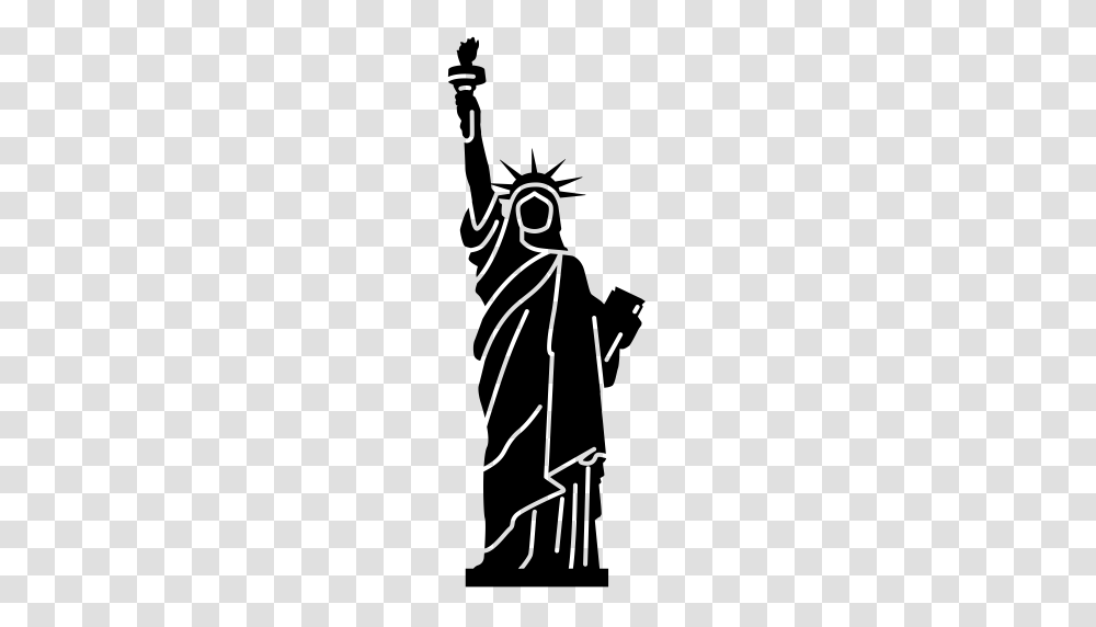 Statue Of Liberty Monument Monuments Icon With And Vector, Gray, World Of Warcraft Transparent Png