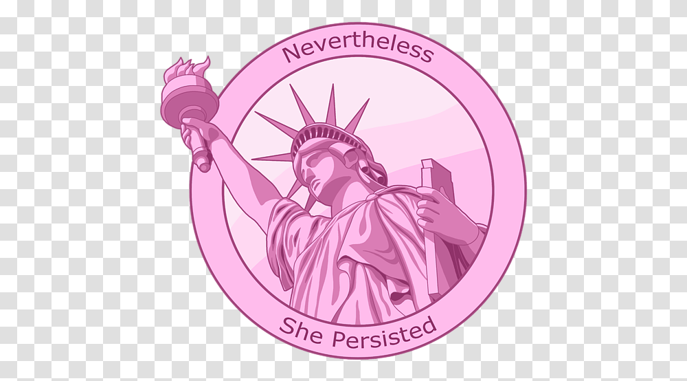 Statue Of Liberty Nueva York Cartoons, Logo, Trademark, Coin Transparent Png
