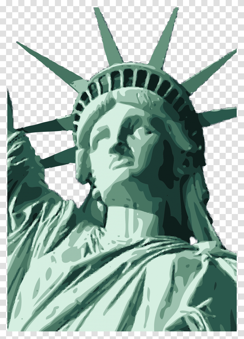 Statue Of Liberty, Sculpture, Head, Outdoors Transparent Png