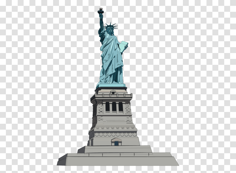 Statue Of Liberty, Sculpture, Monument, Wedding Cake Transparent Png