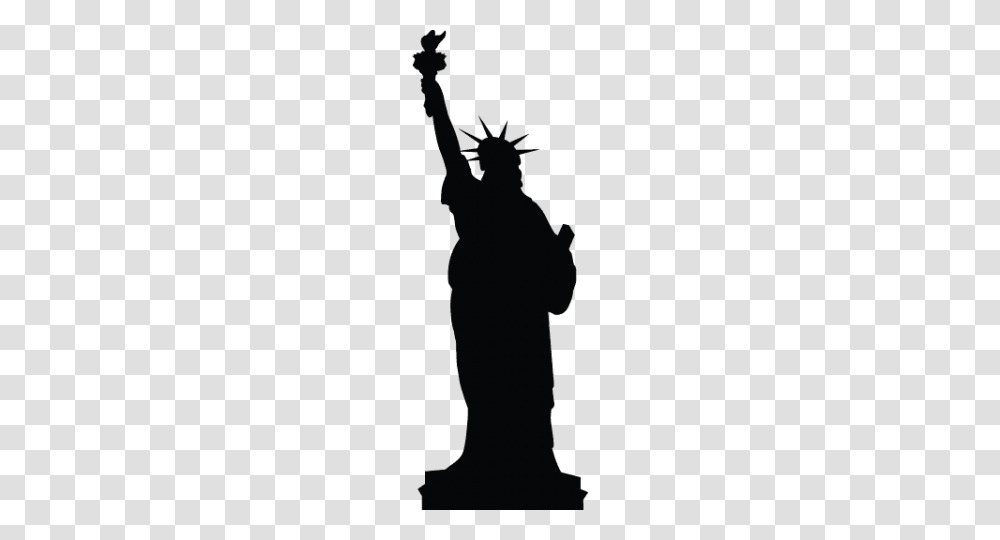Statue Of Liberty, Silhouette, Person, Leisure Activities, Musician Transparent Png