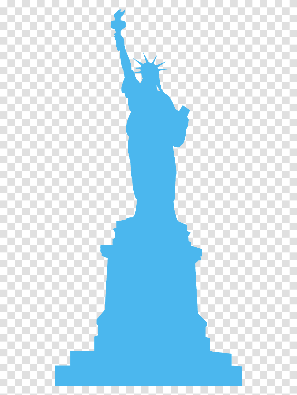 Statue Of Liberty, Silhouette, Person, People, Hand Transparent Png