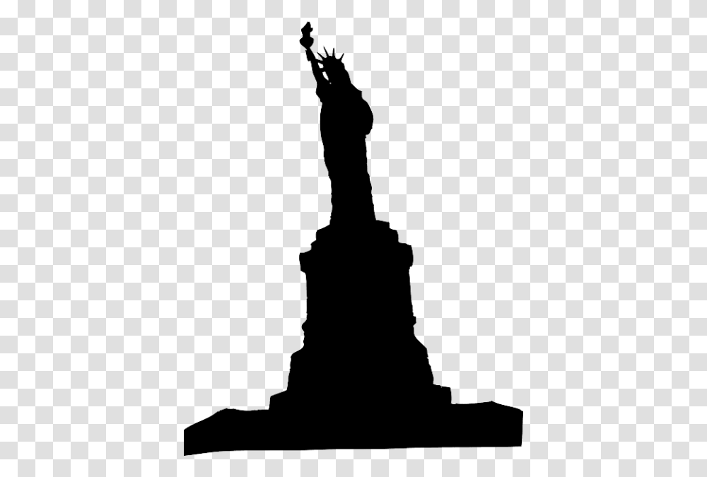 Statue Of Liberty, Silhouette, Person, Tool, Brush Transparent Png
