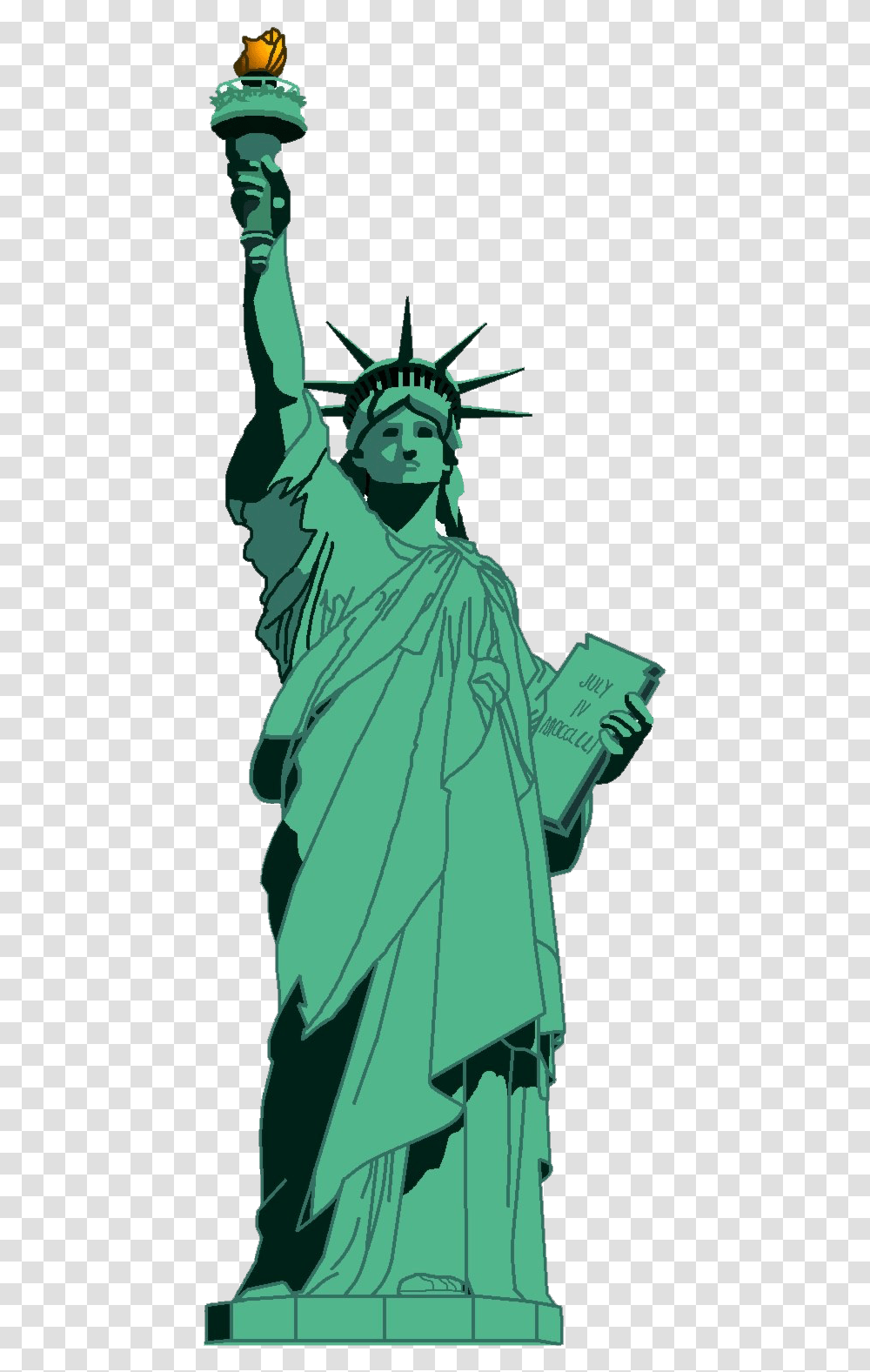 Statue Of Liberty Statue Of Liberty, Dress, Person, Performer Transparent Png