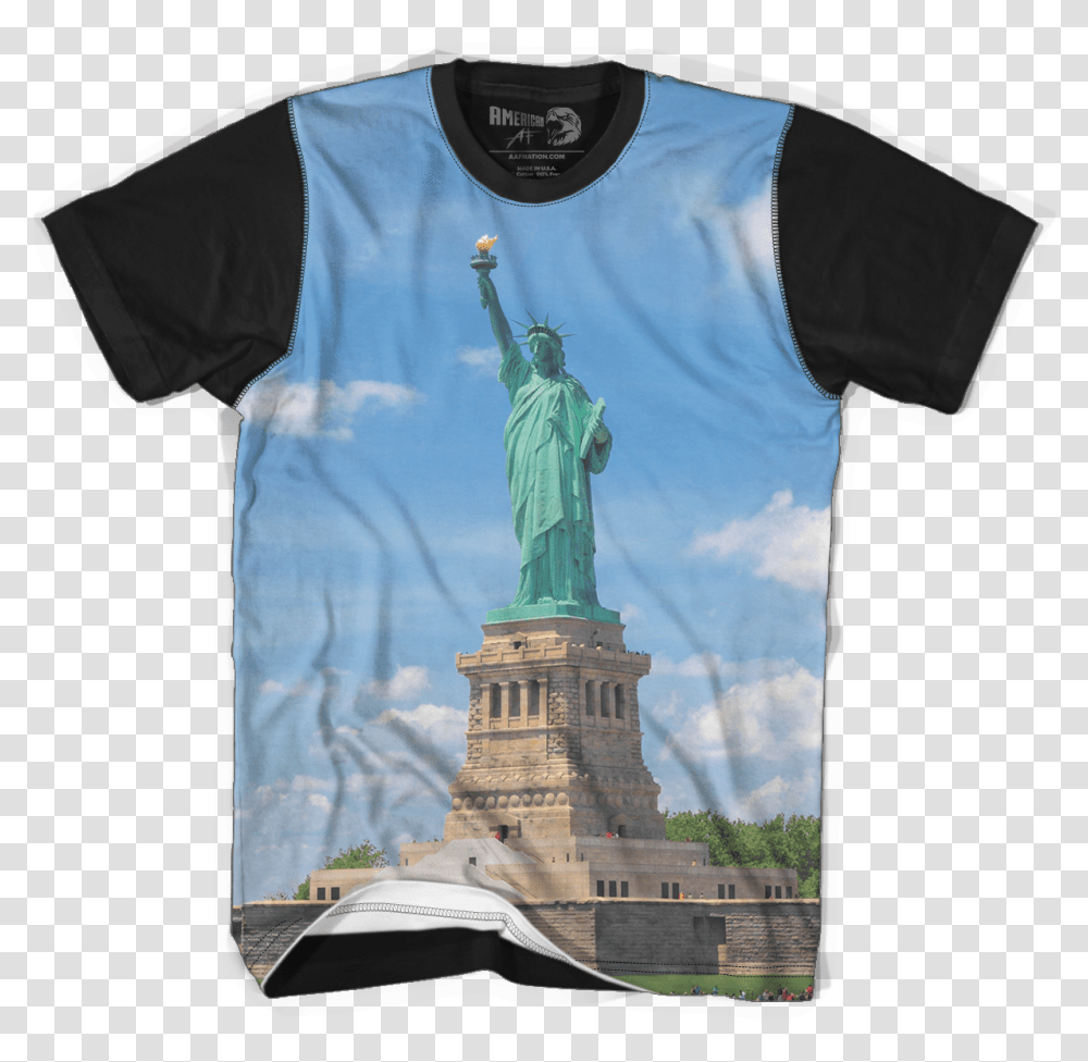 Statue Of Liberty Statue Of Liberty Statue Of Liberty, Apparel, T-Shirt Transparent Png