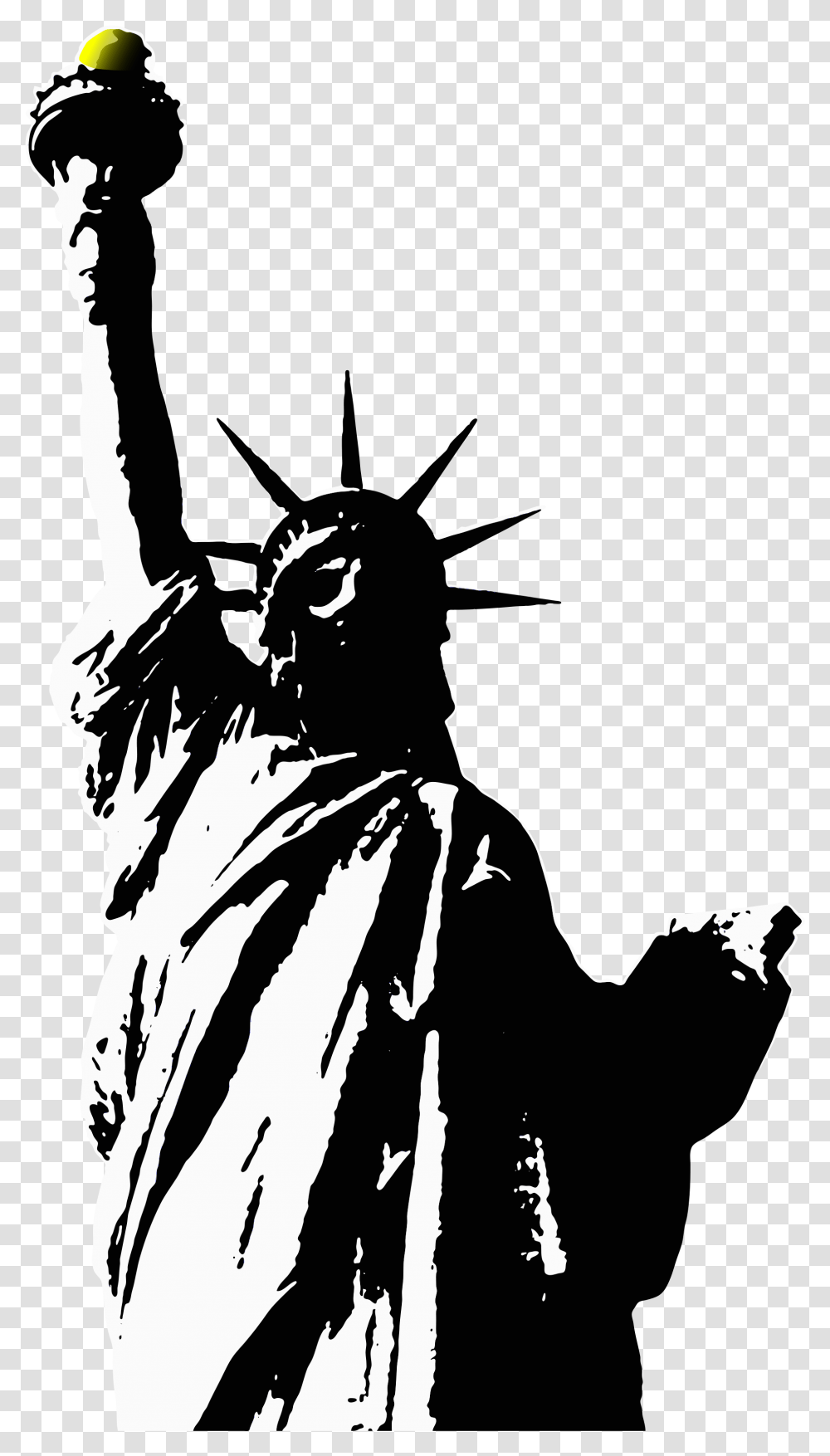 Statue Of Liberty, Stencil, Person, Human Transparent Png