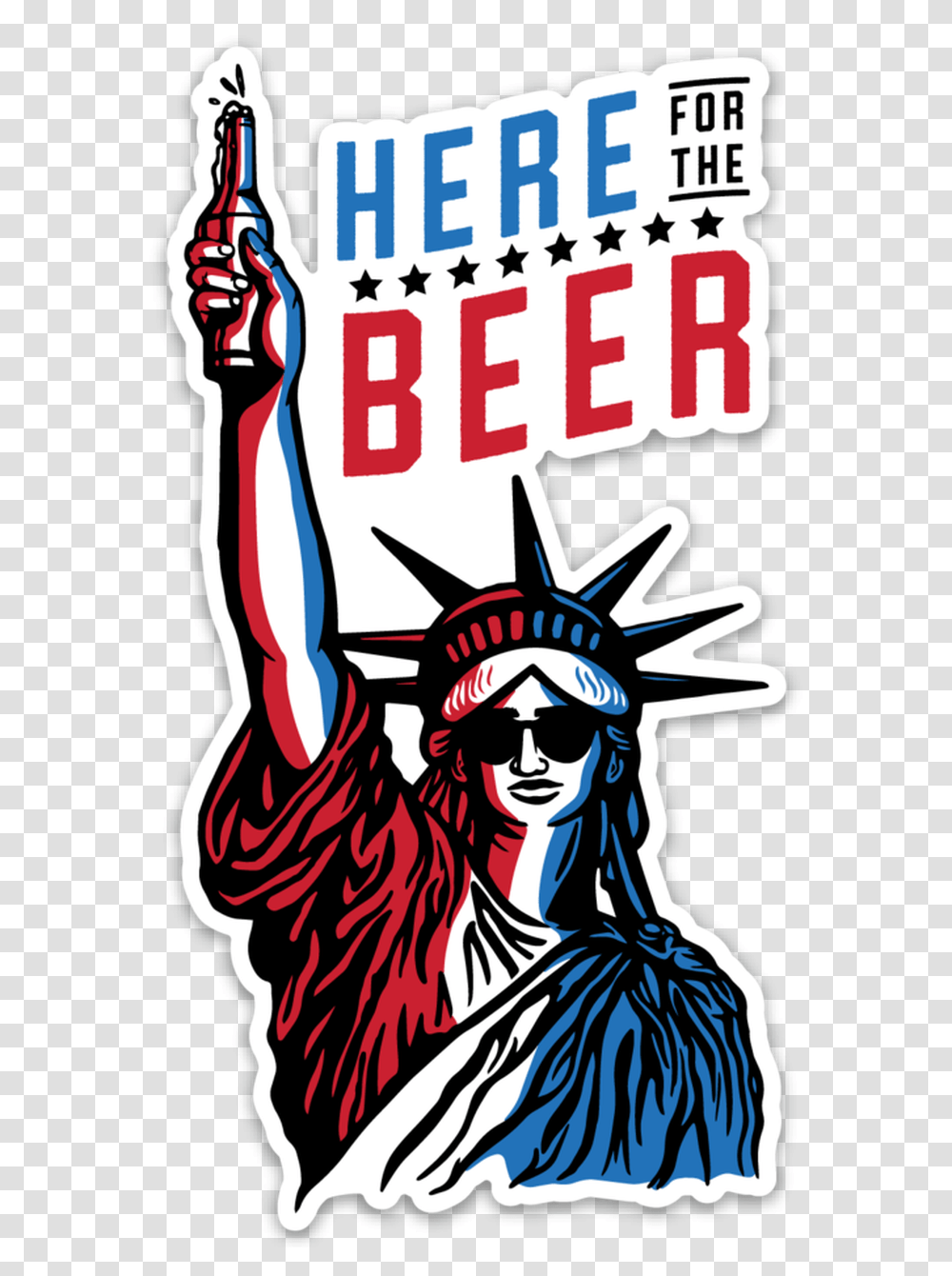 Statue Of Liberty Sticker Cartoons, Person, Sunglasses, Accessories, Poster Transparent Png