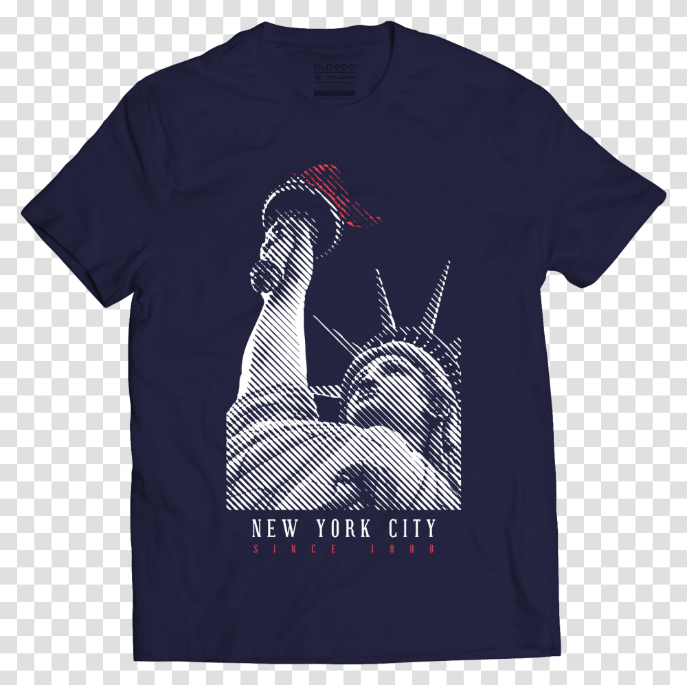 Statue Of Liberty T Shirt Designs, Apparel, T-Shirt, Sleeve Transparent Png