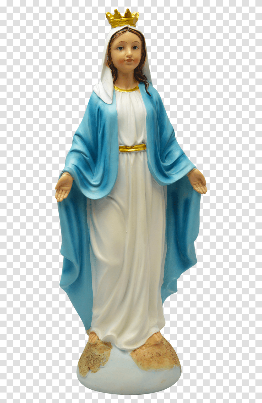 Statue Of Our Immaculate Saint Mary St Statues, Clothing, Costume, Cape, Person Transparent Png