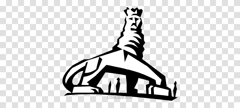 Statue Of The Lion Ethiopia Royalty Free Vector Clip Art, Stencil, Silhouette Transparent Png