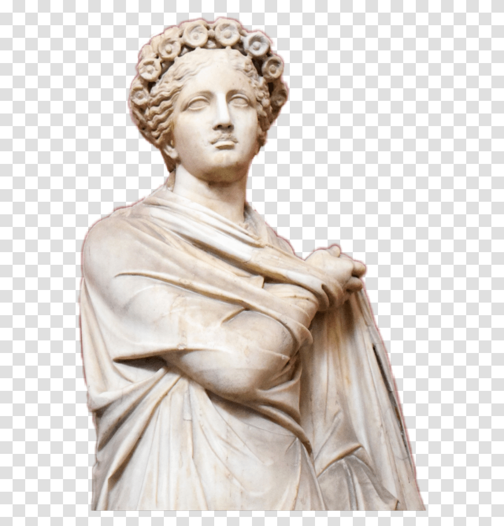Statue Roman Marble Stone Woman Red Angel Statue Aesthetic, Sculpture, Person, Human Transparent Png