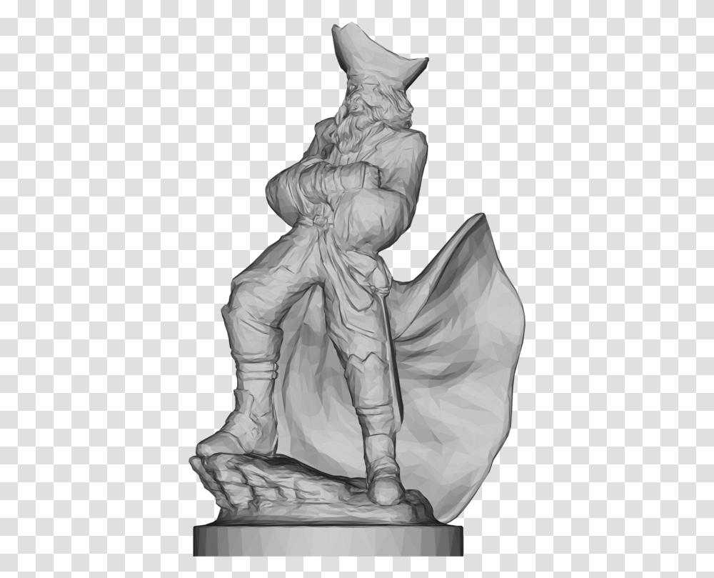Statue Sculpture Drawing Low Poly Art, Person, Human, Kneeling, Astronaut Transparent Png