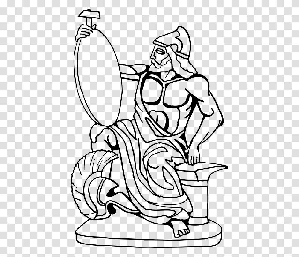Statue Statue Clipart Black And White, Gray, World Of Warcraft Transparent Png