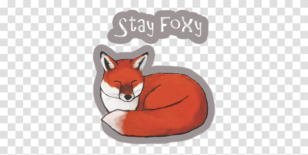 Stay Foxy Shower Curtain Red Fox, Wildlife, Mammal, Animal, Canine Transparent Png