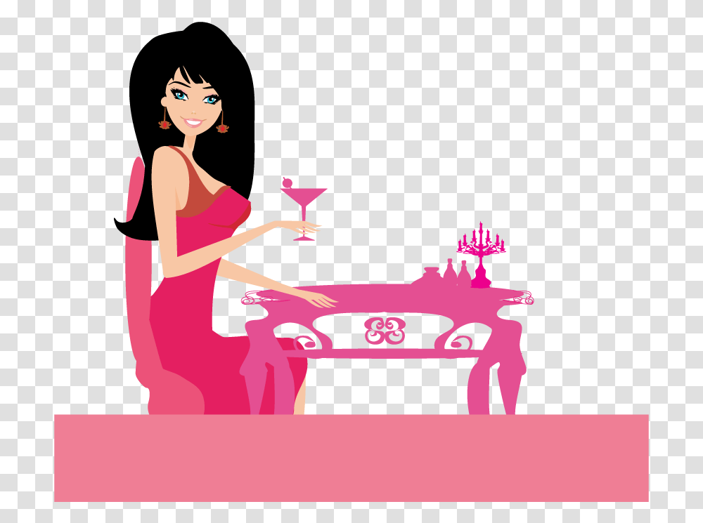 Stay Polished Nail Spa Nails Cartoon, Person, Female, Poster, Dress Transparent Png