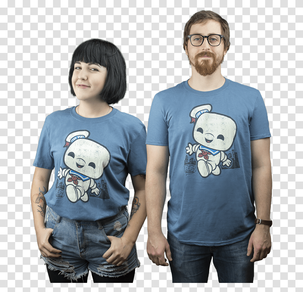 Stay Puft Marshmallow Man, Person, Sleeve, T-Shirt Transparent Png