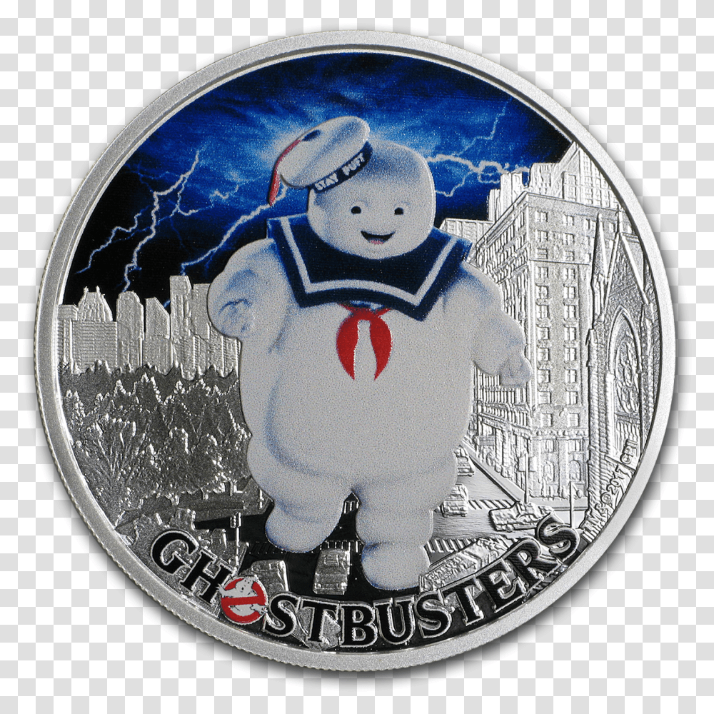 Stay Puft Marshmallow Man, Coin, Money, Logo Transparent Png