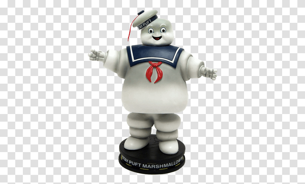 Stay Puft Marshmallow Man, Figurine, Snowman, Winter, Outdoors Transparent Png