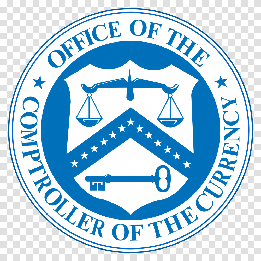 Stay Vigilant Office Of The Comptroller Of The Currency, Label, Logo Transparent Png
