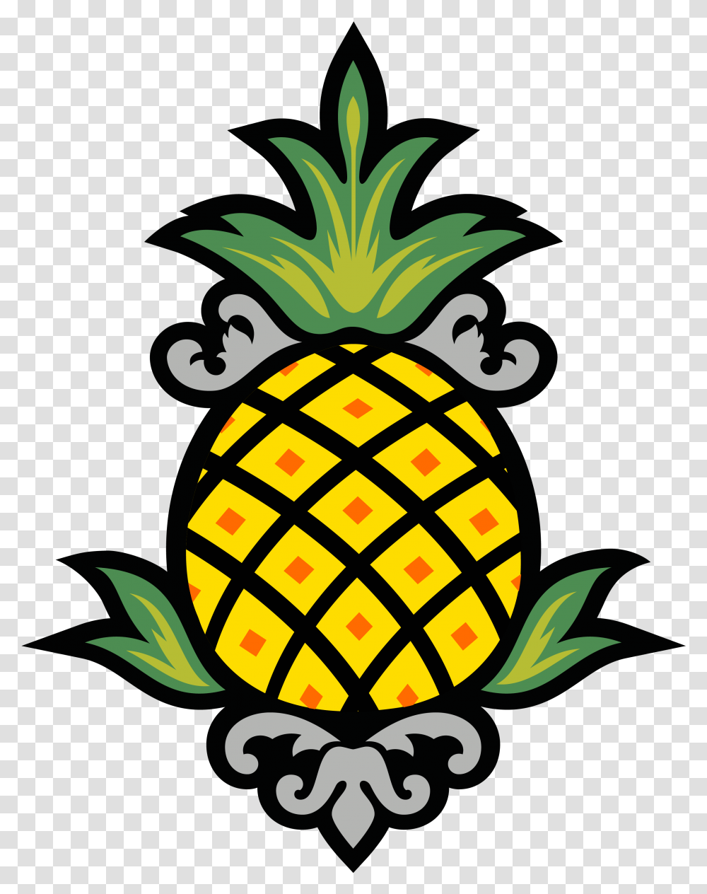 Staypineapple Hotels Hospitality Pineapple, Plant, Fruit, Food Transparent Png