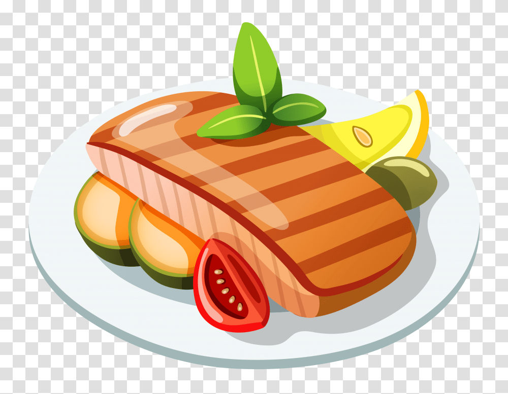 Steak Clip Art Free Vector In Open Office Drawing Doprava, Sliced, Dish, Meal, Food Transparent Png