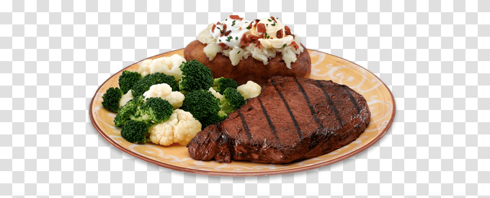 Steak Dinner 6 Image Steakhouse, Plant, Food, Vegetable, Meal Transparent Png