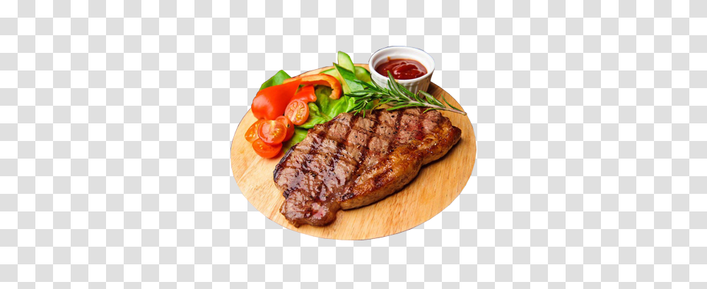 Steak, Food, Meal, Dish, Plant Transparent Png