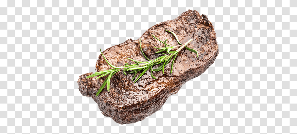 Steak, Food, Plant, Seasoning, Cutlery Transparent Png