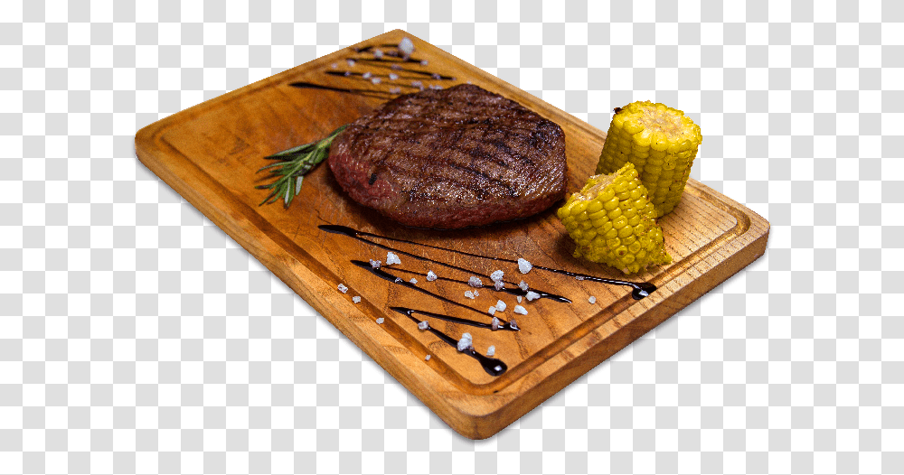 Steak Meat Delmonico Steak, Plant, Food, Corn, Vegetable Transparent Png